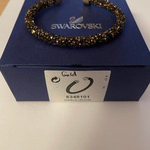 Swarovski Crystaldust Cuff Bracelet - Gold - 5348101